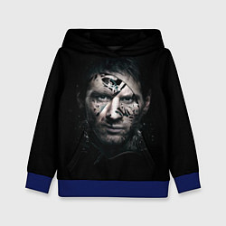 Толстовка-худи детская Messi Black, цвет: 3D-синий