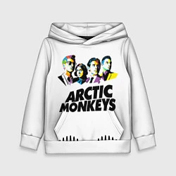 Толстовка-худи детская Arctic Monkeys: Music Wave, цвет: 3D-белый