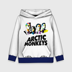 Толстовка-худи детская Arctic Monkeys: Music Wave, цвет: 3D-синий