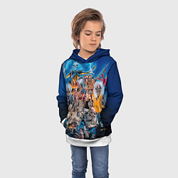 Толстовка-худи детская Iron Maiden: Skeletons, цвет: 3D-белый — фото 2