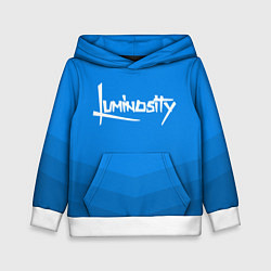 Толстовка-худи детская Luminosity Uniform, цвет: 3D-белый