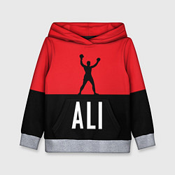 Толстовка-худи детская Ali Boxing, цвет: 3D-меланж
