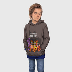 Толстовка-худи детская Five Nights At Freddy's, цвет: 3D-синий — фото 2