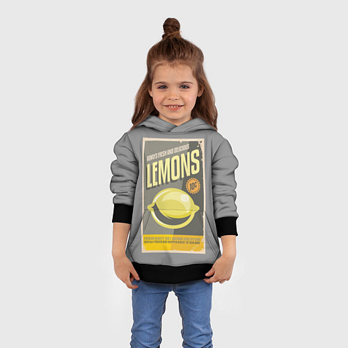 Детская толстовка Правильное питание / 3D-Черный – фото 4