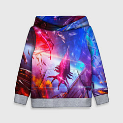 Толстовка-худи детская Mass effect, цвет: 3D-меланж