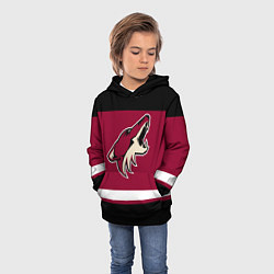 Толстовка-худи детская Arizona Coyotes, цвет: 3D-черный — фото 2