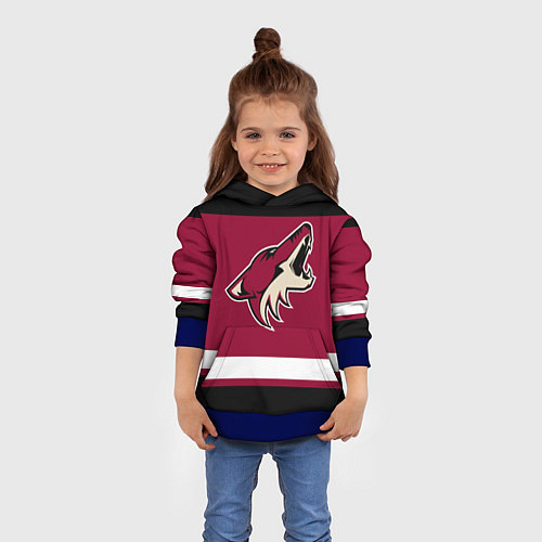 Детская толстовка Arizona Coyotes / 3D-Синий – фото 4