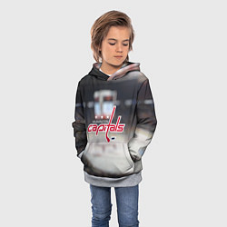 Толстовка-худи детская Washington Capitals, цвет: 3D-меланж — фото 2