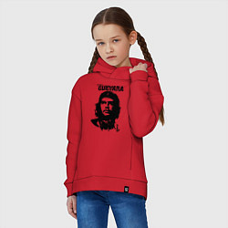 Толстовка оверсайз детская Che Guevara, цвет: красный — фото 2