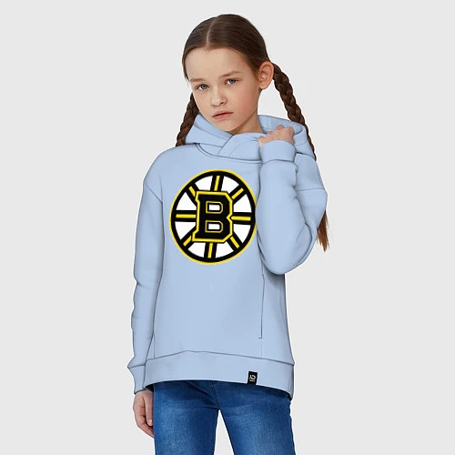 Детское худи оверсайз Boston Bruins / Мягкое небо – фото 3