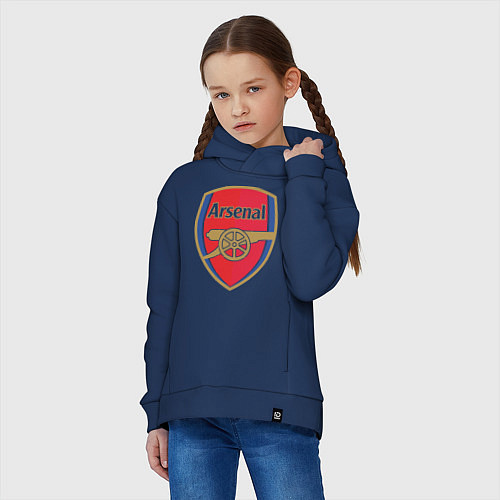 Детское худи оверсайз Arsenal FC / Тёмно-синий – фото 3