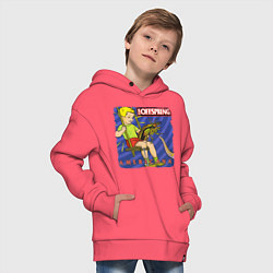 Толстовка оверсайз детская The Offspring: Americana, цвет: коралловый — фото 2