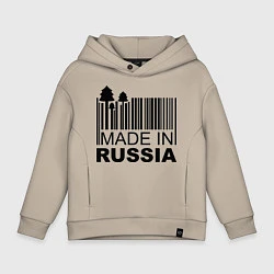 Детское худи оверсайз Made in Russia штрихкод