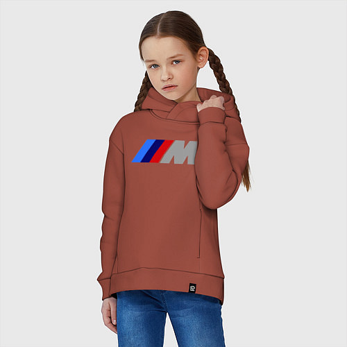 Детское худи оверсайз BMW M / Кирпичный – фото 3