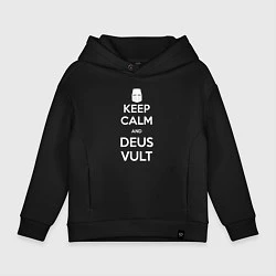 Детское худи оверсайз Keep Calm & Deus Vult