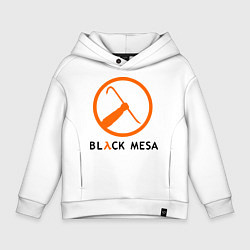 Толстовка оверсайз детская Black mesa: Scrap, цвет: белый