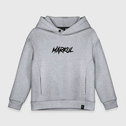 Толстовка оверсайз детская Markul, цвет: меланж