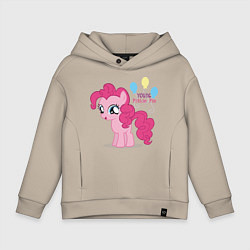 Толстовка оверсайз детская Young Pinkie Pie, цвет: миндальный