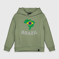 Детское худи оверсайз Brazil Country
