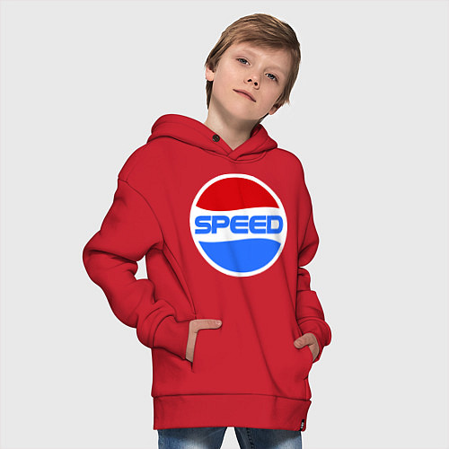 Детское худи оверсайз Pepsi Speed / Красный – фото 4