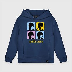 Детское худи оверсайз The Beatles: pop-art