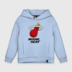 Детское худи оверсайз Miami Heat-logo