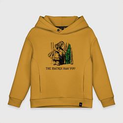 Толстовка оверсайз детская Matrix Alice, цвет: горчичный