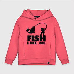 Детское худи оверсайз Fish like me