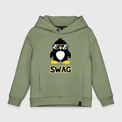 Детское худи оверсайз SWAG Penguin