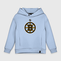 Толстовка оверсайз детская Boston Bruins NHL, цвет: мягкое небо