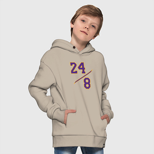 Детское худи оверсайз Kobe Bryant / Миндальный – фото 4