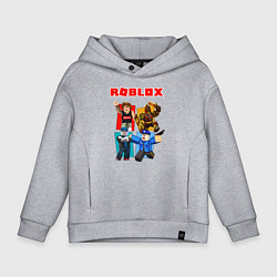 Толстовка оверсайз детская ROBLOX, цвет: меланж