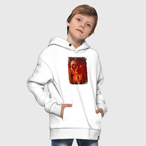 Детское худи оверсайз The Division 2 / Белый – фото 4