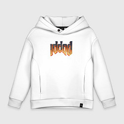 Толстовка оверсайз детская IDDQD DOOM, цвет: белый