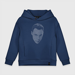 Толстовка оверсайз детская Sheldon Cooper, цвет: тёмно-синий