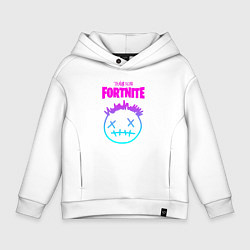 Толстовка оверсайз детская TRAVIS SCOTT X FORTNITE, цвет: белый