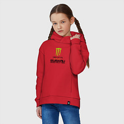 Толстовка оверсайз детская MONSTER ENERGY Z, цвет: красный — фото 2