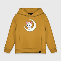 Толстовка оверсайз детская Artemis, цвет: горчичный