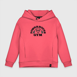 Толстовка оверсайз детская GYM, цвет: коралловый