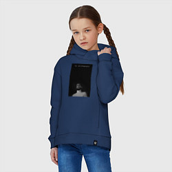 Толстовка оверсайз детская Ты беспощадна, цвет: тёмно-синий — фото 2