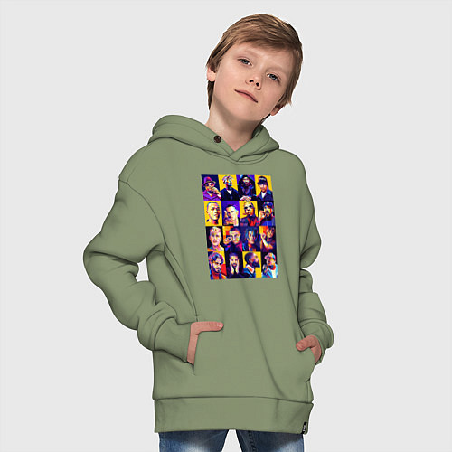 Детское худи оверсайз Легенды Рэпа / Авокадо – фото 4