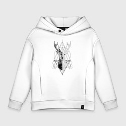 Детское худи оверсайз Polygonal deer