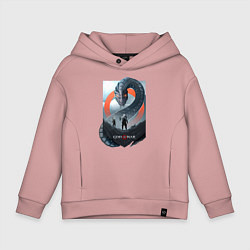 Детское худи оверсайз Кратос и Атрей