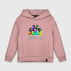 Детское худи оверсайз AMONG US - большая компания!