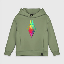 Толстовка оверсайз детская THE SIMS, цвет: авокадо