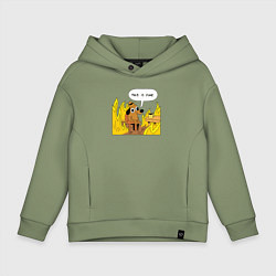 Детское худи оверсайз This is Fine