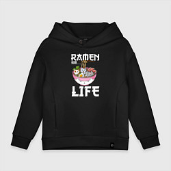 Детское худи оверсайз Ramen life