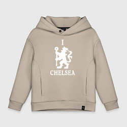 Детское худи оверсайз I LOVE CHELSEA