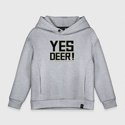 Детское худи оверсайз Yes Deer!