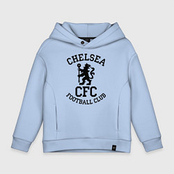 Толстовка оверсайз детская Chelsea CFC, цвет: мягкое небо